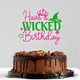 thumbnail image 3 of Decoración para tartas Pezutoi Have a Wicked Birthday, rosa y verde, 3 of 4