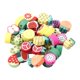 thumbnail image 4 of 100 Cuentas De Arcilla Polimérica De Varios Colores, Cuentas Espaciadoras De Frutas, Hallazgo De Joyería DIY, 4 of 5