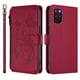 thumbnail image 2 of Funda Cartera Mariposa para [Samsung Galaxy S20 Plus] con Soporte y Cremallera Rojo, 2 of 6