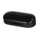 thumbnail image 3 of Estuche para gafas de 2 capas con contenedor de espejo de maquillaje portátil, bolsa para gafas de cuero PU fácil de limpiar para viajes en interiores negro, 3 of 5