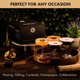 thumbnail image 3 of VEMACITY Elegant Espresso Martini Glasses Set of 4 10oz, 3 of 3