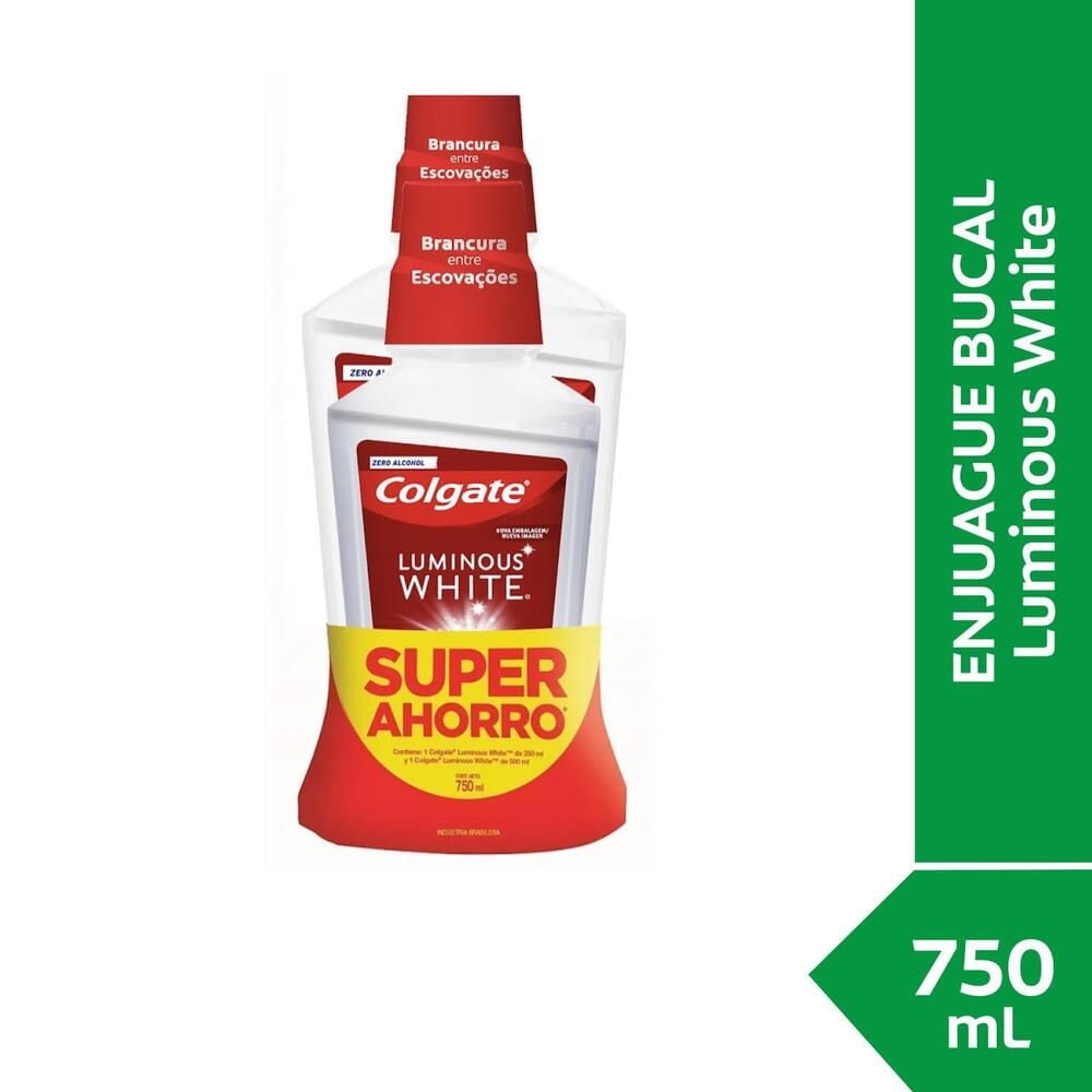 Enjuague Bucal Luminous White Xd Shine 750 ml Colgate