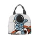 thumbnail image 2 of 1pc Astronauts Lunch Bag Handle Insulation Cooler Bag For Women Lunch Box Picnic Travel Food Storage Breakfast Thermal Bag, 2 of 2