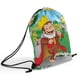 thumbnail image 5 of Jorge el Curioso Mochila de Cuerdas para Deportes y Gimnasio, Bolsa de Cuerdas Resistente al Agua, Bolsa Cinch, 30×40cm, 5 of 6