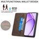 thumbnail image 5 of Funda tipo cartera con bloqueo RFID para Xiaomi Redmi 15C Con tapa abatible, portatarjetas, cierre magnético, TPU y soporte Marrón, 5 of 6