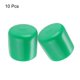 thumbnail image 2 of 10 piezas de tapas de goma 32mm(1 1/4") ID tapa redonda de vinilo protector de rosca de tornillo verde oscuro, 2 of 5