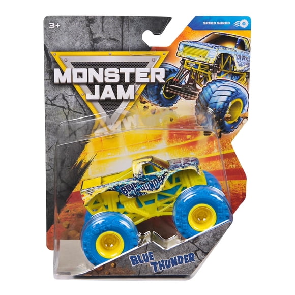 Monster Jam 2026 Camión de juguete oficial a escala 1:64 Blue Thunder