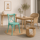 thumbnail image 3 of Silla Crossback Danubio de Terraza Exterior o Comedor - Menta, 3 of 7