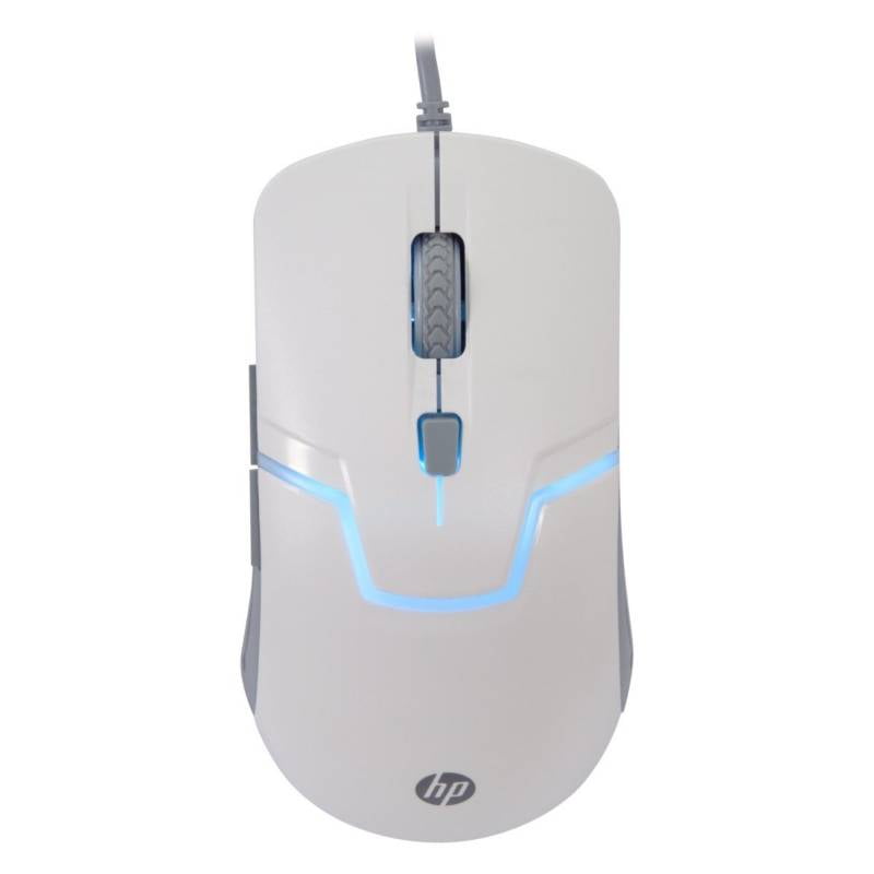 Mouse Gamer Hp 1600 Dpi M100 Blanco