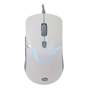Mouse Gamer Hp 1600 Dpi M100 Blanco