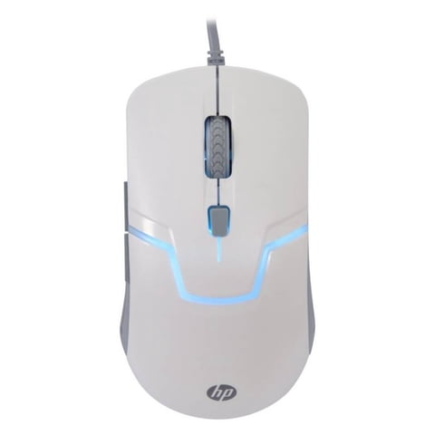 Mouse Gamer Hp 1600 Dpi M100 Blanco