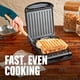 thumbnail image 4 of Prensa eléctrica para asar y panini para interiores George Foreman, 2 porciones, 4 of 7