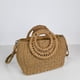thumbnail image 4 of Bolso de mano tejido a mano con doble anilla de paja, estilo boutique, con diseño transfronterizo., 4 of 5