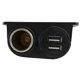 thumbnail image 4 of Cargador de coche con accesorios personalizados 18003 12 V Dual USB negro, 4 of 5