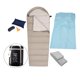 thumbnail image 2 of Bolso De Dormir Térmico Camping Senderismo Viaje Bolso De Sueño 1.6kg Gris Mejorado, 2 of 5