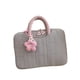 thumbnail image 2 of Funda para portátil, bolsa de transporte con diseño floral, informal y elegante, de 13 pulgadas, para la universidad, el trabajo, los desplazamientos Gris, 2 of 5