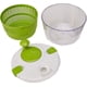 thumbnail image 2 of Centrifugadora de ensaladas de cocina de gran capacidad de 5 l - Centrifugadora manual de lechuga con cierre de seguridad y asa giratoria - Fácil de usar con recipiente, colador y sistema de drenaje, 2 of 5
