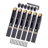 Bothyi - Puente De Guitarra Sin Cabeza Para Accesorio De Guitarra Eléctrica Sin Cabeza Negro