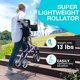 thumbnail image 5 of Rollator Walker PLANET WALK superligero con asiento morado, 5 of 6