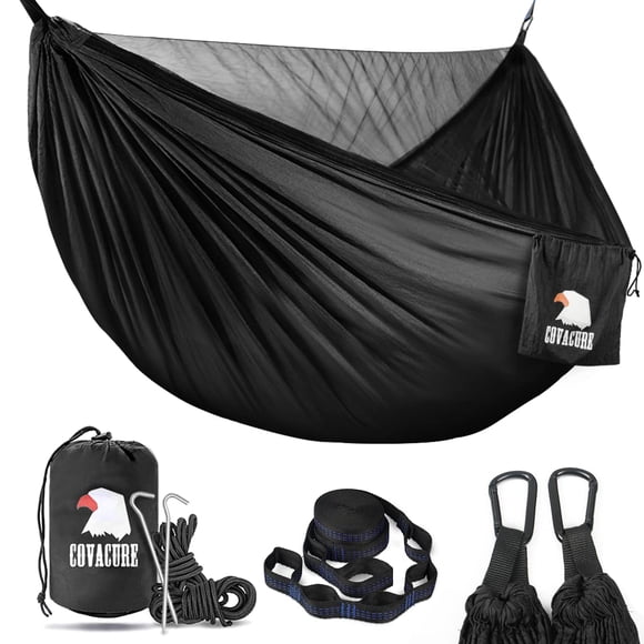 Hamaca de camping Covacure, ligera, doble, capacidad de 350 kg