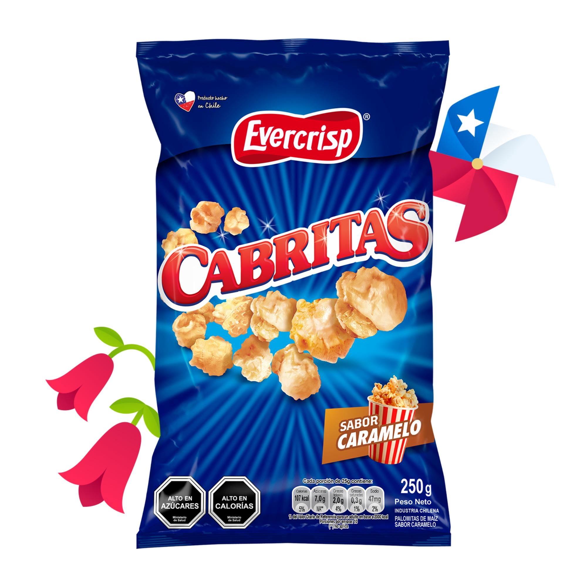Pop Corn Caramelo 250 g Evercrisp