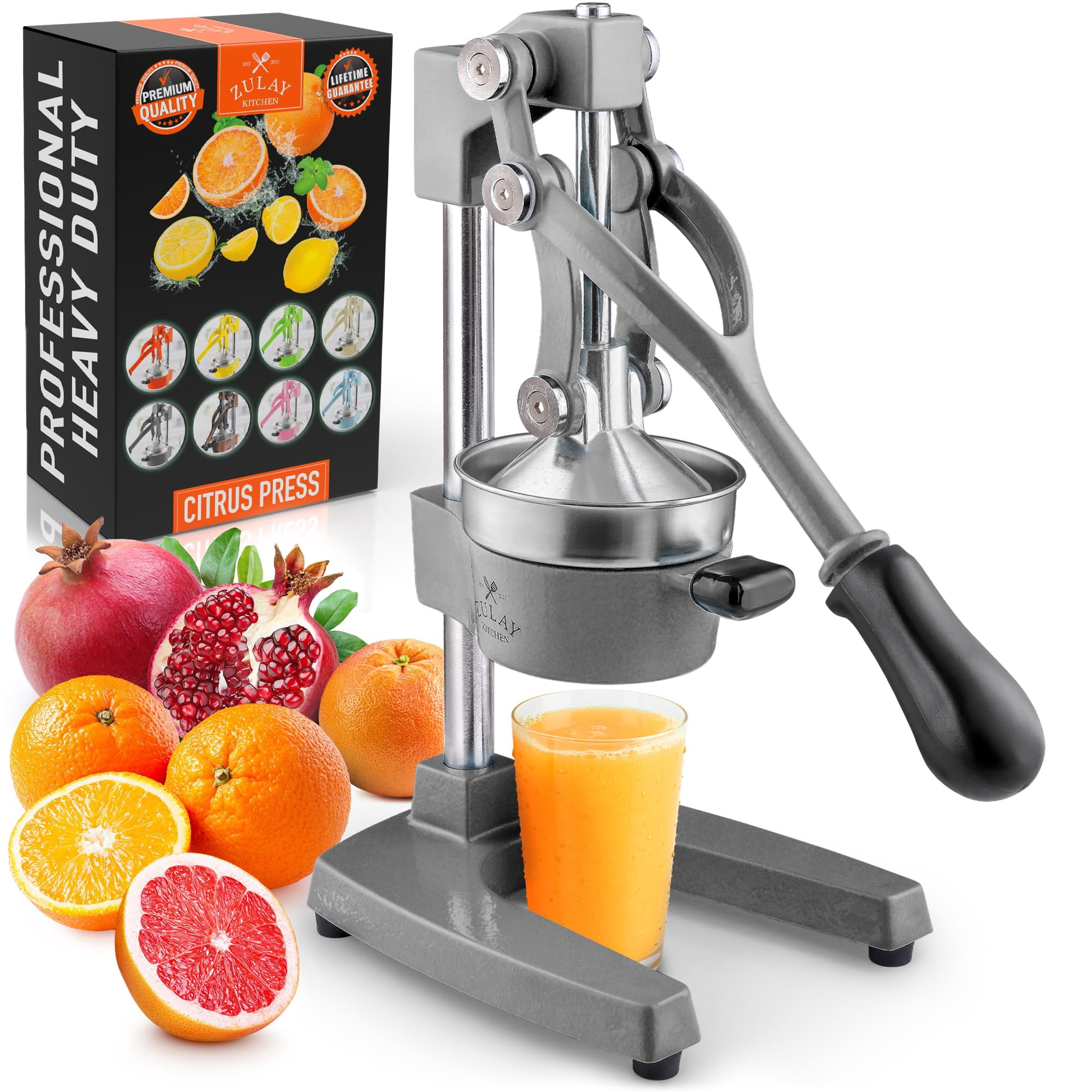 Zulay Kitchen - Exprimidor De Zumo De Naranja Hierro Fundido
