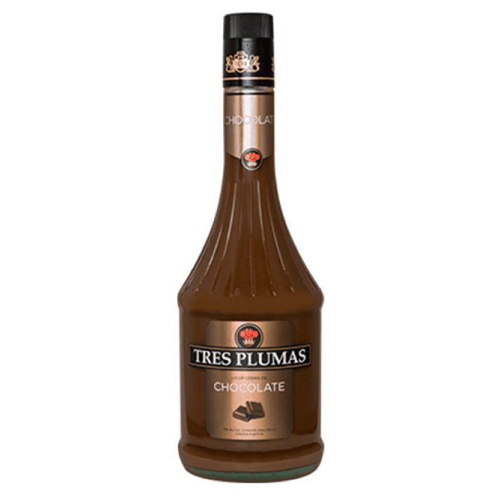 Licor Tres Plumas Licor De Chocolate 24° 700cc