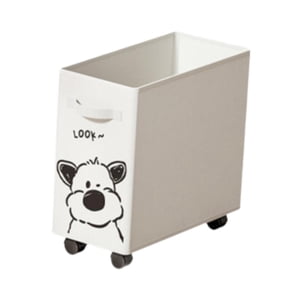 Magideal - Carrito De Servicio Debajo Del Escritorio, Estante Móvil, Linda Cesta De Almacenamiento De Tela Oxford, Carrito Móvil Con Ruedas Para Vestidor Y Hogar