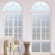 thumbnail image 2 of Película decorativa para ventanas, esmerilada, transparente, anti-UV, no adhesiva, para el hogar y la oficina, 17,7 x 78,7 pulgadas, 2 of 7