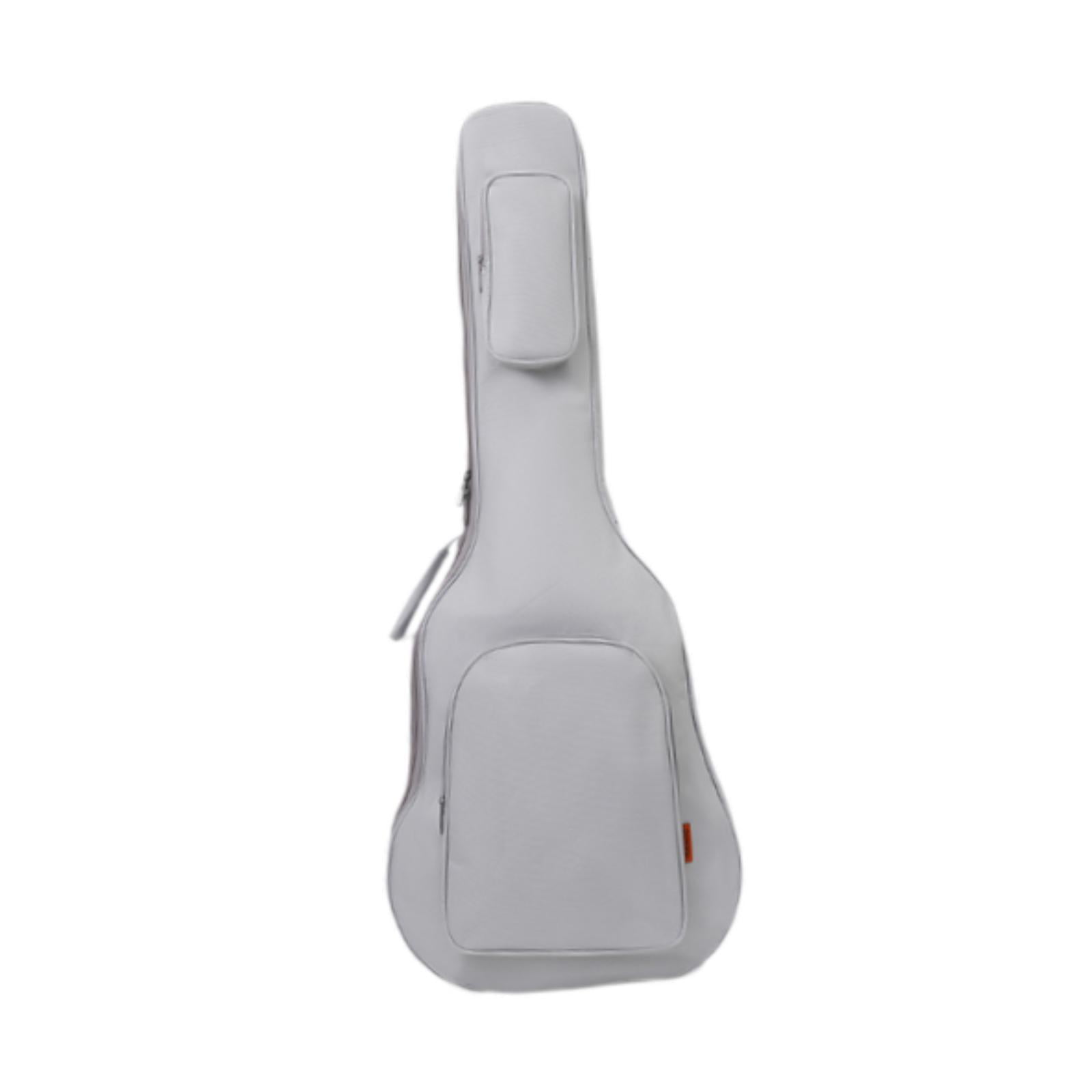 Magideal - Bolsa Para Guitarra De 40 Y 41 Pulgadas, Resistente Al Polvo, Con Correa De Hombro Ajustable, Tela Oxford Acolchada Gruesa, Mochila De Viaje, Funda De Gris
