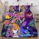thumbnail image 3 of Alice In Wonderland 3-Piece Bedding Set For Kids Boys Girls Adult Cartoon Warm Cute Fashion Holiday Present Gift Bed Sheets, 3 of 5