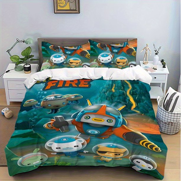 Cartoon Cute O-Octonauts Hot Printed Pattern Suitable Suitable for Home Bedrooms Guest Rooms
