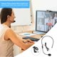 thumbnail image 4 of Micrófono HUACAM con auriculares alámbrico, pack de 2, brazo flexible, 4 of 8