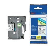 Brother - Cinta Adhesiva Negro Sobre Blanco