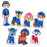 Figuras De Acción Paw Patrol Equipo De Búsqueda Y Rescate Paquete De 7