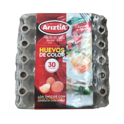 Huevos Grande Color Bandeja 30 Un 30 Un Ariztia