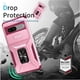 thumbnail image 5 of Funda Armada para Google Pixel 7 con Tapa Deslizante y Soporte Magnético Giratorio Rosa, 5 of 5