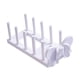 thumbnail image 4 of Estante De Madera Para Platos, Estante Para Almacenar Platos, Soporte Para Decoración De Armarios Del Hogar, Color Blanco, 4 of 5