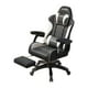 thumbnail image 1 of Silla Gamer Ergonómica Reclinable Con Reposapies Negra, 1 of 8