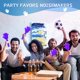 thumbnail image 4 of Clappers ZCYSRLQIN, lila y morado, 19 cm, 24 unidades, obsequios de fiesta, 4 of 7