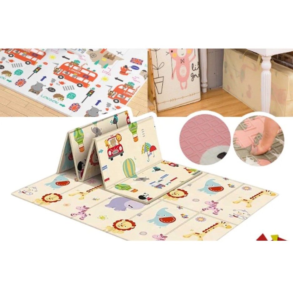 Genérico - Alfombra Antigolpes Plegable Playmat 180X150M