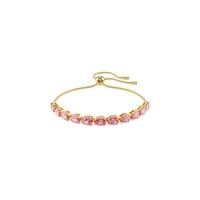 Pulsera Swarovski Matrix Con Circonitas Swarovski En Talla Pera, Color Rosa