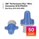 thumbnail image 2 of Conector de cables 3M Performance Plus B/G+POUCH azul/gris 14-6 AWG, 2 of 7