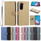 thumbnail image 1 of Cartera para Xiaomi Poco M7 4G con Soporte y Correa, Dorado, 1 of 6