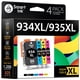 thumbnail image 1 of Cartuchos de tinta Smart Ink compatibles para HP 934XL 935XL, 1 of 6