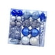 thumbnail image 2 of 44 Piezas De Bolas De Navidad Para Adornos De árbol De Navidad, Bolas Colgantes Azules, 2 of 3