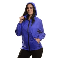 Likeshop - Chaqueta Mujer Corta Viento Impermeable Parka Liviana Colores 9279