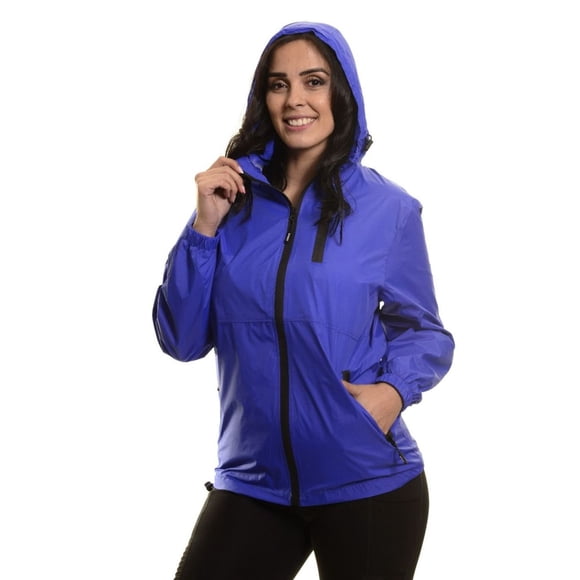 Chaqueta Mujer Corta Viento Impermeable Parka Liviana Colores 9279