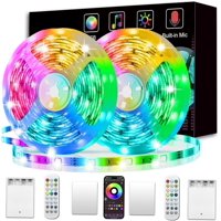 Tira De Luces Led L8Star Alimentadas Por Baterías De 2 X 5 M Con Control Remoto