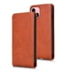 thumbnail image 5 of Funda tipo folio para iPhone 15 con soporte magnético y protección para la cámara Marrón, 5 of 6